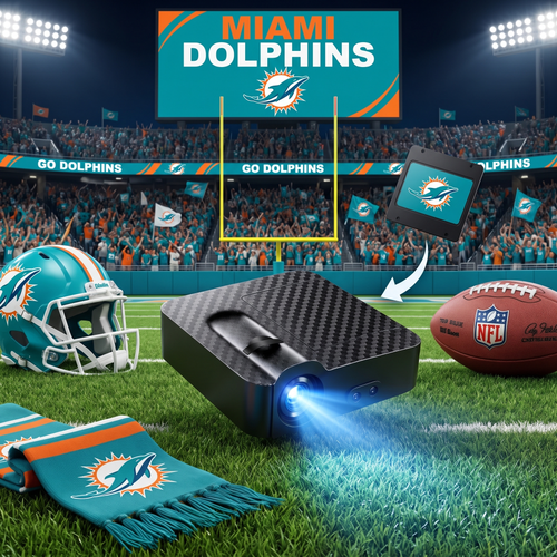 Miami Dolphins Car Door Projector