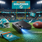Miami Dolphins Car Door Projector