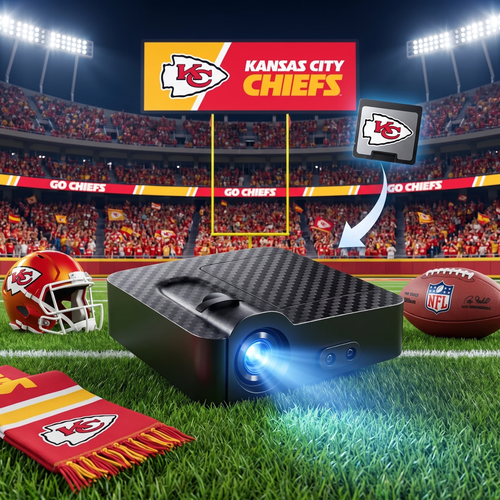 Kansas City Chiefs Car Door Projector