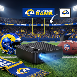 Los Angeles Rams Car Door Projector