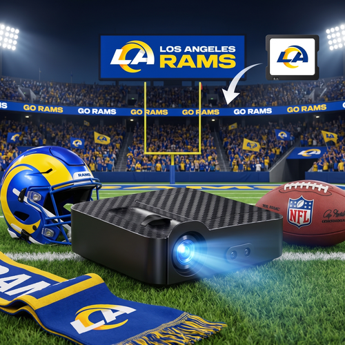 Los Angeles Rams Car Door Projector