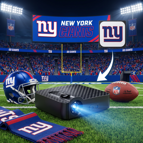 New York Giants Car Door Projector