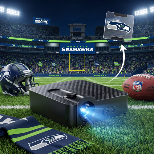 Seattle Seahawks Car Door Projector